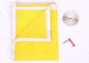 Divayanshi 4/10ft(120/300cm) 47/120in (Yellow) Window Net Insect Repellent (1 Unit) Insect Fly Bug Mesh Screen- Velcro Model...