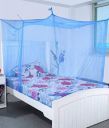 Divayanshi Polycotton Mosquito net for Bed (Blue, 4 x 6.5 ft)...