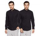 Diverse Men's Slim Fit Casual Shirt (Pack of 2)...