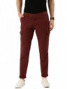 Diverse Men's Slim Fit Overdyed Cotton Cargo...
