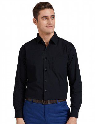 Diverse Men's Twill Solid Regular Fit Formal Shirt