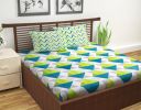Divine Casa 144 TC Serene Tranquil Cotton Soft and Warm Mix N Match Bedsheet Set for Double Size Bed Soft Durable Sheets - Love Bird upto 200 tc, multi colour...