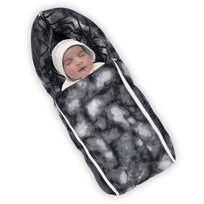 Divine Casa Baby Sleeping Bag & Carry Nest, Cotton Baby Bedding for New Born & Infant |Unisex 3 in 1 Baby Bed - 0 to 4 Months (Coral Gray)