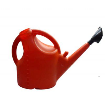 Divine Marketing 10 Litre Garden Sprayer/ Watering Plastic Can Orange Colour Hand Held Sprayer, Easy to Handle, Strong Plastic Material