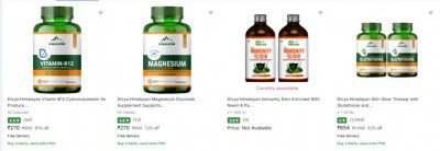 Divya Himalayan Vitamin Supplement upto 76% Off | Starts At ₹232