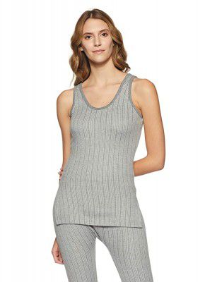 Dixcy Slimz Women's Thermal Quilt- Extra warm with heat wrap tech Solid Camisole