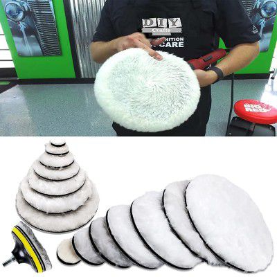 DIY Crafts 2 Pcs, 3inch Fur Felt Pad (2 Pcs, 3inch Fur Felt Pad Only)