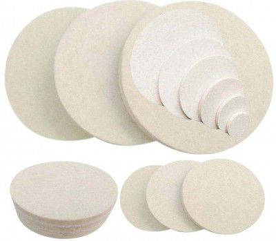 DIY Crafts 4 Pcs, 3" inch Felt Pad Only, Felt Pad Only For Car Cleaning Felt & Wool Pad Foam 