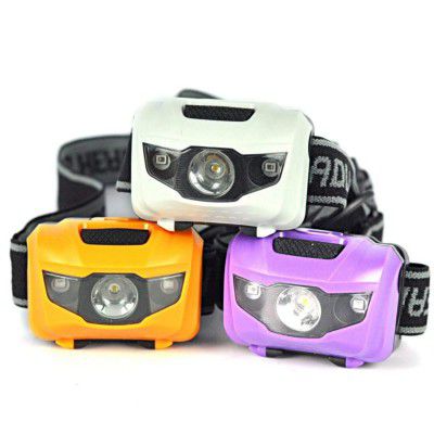 Diy Crafts 7090 Head Lamp Aaa Linternas Led Flashlight, 3 Watt Mini Torch, Multicolor, 3 Piece