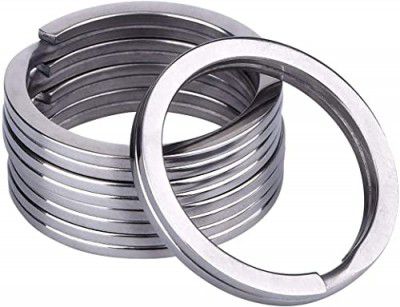DIY Crafts Flat Key Rings 1" inches Flat Key Rings Metal Keychain Rings Split Keyrings (Pack of 40 Pcs)