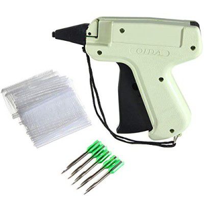DIY Crafts Garment Cloth Price Tagging Gun with 5 Steel Needles 1000 Clothing Barbs