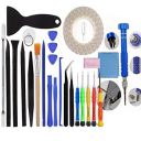 Diy Crafts India 302707174108 5 in 1 Opening Pry Screwdriver Repair Tool Kit With Display Double Adhesive Tape, Multicolor, 25 Piece...