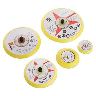 DIY Crafts Pack Of 1 Pc, 5" inch, Backing Pads Sanding Pads 5-6" inch Self Adhesive Face Hook and Loop for Random Orbital Sanders