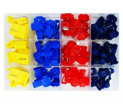DIY Crafts Pack Of 20 Pcs, Mixed, Lock Wire Connectors Set, Quick Splice Connector Terminals