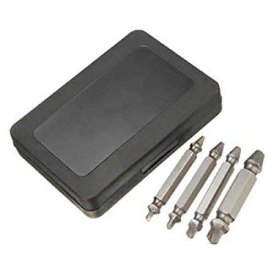 Diy Crafts Repair 4x Double Side Damaged Screw Extractor Out Remover Bolt Stud Diy Works, Pack of 4 Set, Pattern No # 1 (Multicolor)