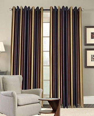 Dizen Star Polyester Blend Curtains For Bedroom Doors 