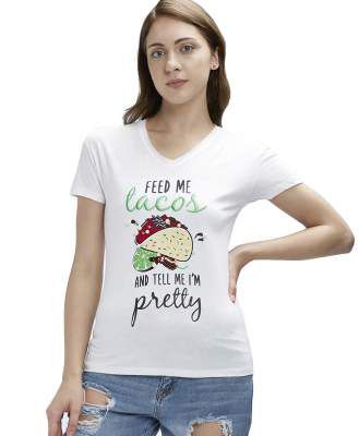 DJ & C by FBB Graphics V-Neck Top