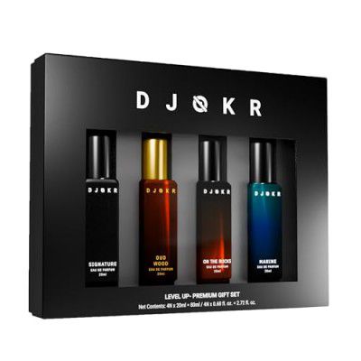 Djokr Perfume Gift Set for Men | Pack of 4x20 ML