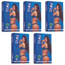 D'lay Dotted Real Feel Condoms for Men | Ultra Soft | For Extra Pleasure and satisfaction | Long Lasted, Lubricated | Mint Flavour Condoms - 10 (Pack of 5)...