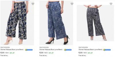 Dm Fashion Palazzos Upto 66% Off