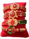 DMS RETAIL Multicolor Pearl And Diamond Studded Rakhi ...