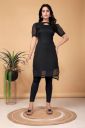 DMSKurti  Women Embroidered Organza A-line Kurta  (Green)...