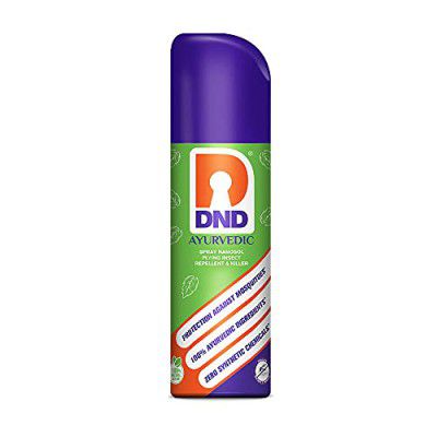 DND 100% Ayurvedic Nanosol Mosquito Repellent Killer Spray | Ayush Approved | Safe for Humans | Natural Action Patented Formula | Pack of 1-59g (100ml)