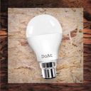 Doat 9 W Round B22 LED Bulb  (White)...