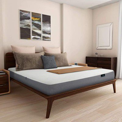 Doctor Dreams by Nilkamal Max Cool Gel Memory Foam 8 Inch Triple Layer Orthopaedic Mattress, Ideal for Back and Neck Support with Soft Tencel Cover, Single Size Luxury Mattress (78x36x8, Grey & White)
