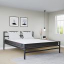 Doctor Dreams by Nilkamal Striker Metal Bed + Lite Mattress (King)...