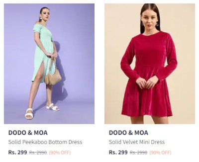 Dodo And Moa Dresses Up to 90% Off