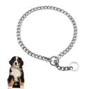 Dog Collar Slip Metal Strong Dog P Chain,Heavy Duty Chew Proof Adjustable Stainless Steel Chain Dog Collars for Small Medium Large Dogs (M)...