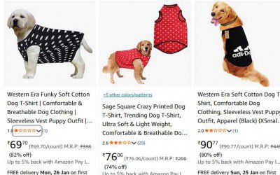 Dog Jackets Starts at 86