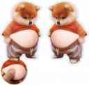Dog Wall Protection Sticker with Soft Silicone Belly (Pack of 2)...
