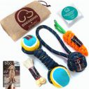 DOGGIE DOG Attractive Cotton Poly Mix Chew Dog Toys Rope...