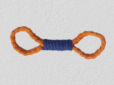Dogista Durable Small 8 Figure Knotted Cotton Rope Toys for Teeth Cleaning and Chewing, Small & Medium Dog/Cat/Puppy