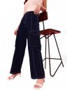 Dolce Crudo Women's Wide Leg High Rise Regular Stretchable Denim Jeans...