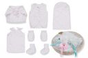 Doll Up Organic Born Baby White and Pink Gift Combo Set...