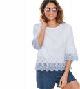 Doll Up Womens Plain with Embroidered Top...
