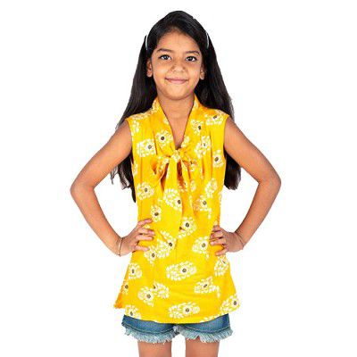 Doll Up Yellow Collor Tier Top