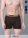 Dollar Bigboss Men Pack Of 5 Combed Cotton Interlock Trunks...