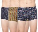 Dollar Bigboss Men's Pack of 3 Printed Cotton Trunk (Print May Vary)...