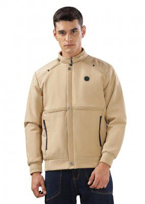 Dollar Full Sleeves Bomber Jacket for Men | TPU Men's Standing Collar Lightweight Winter Jacket, Regular Fit