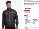 Dollar Men's Polyester Solid Hooded Windcheater Jacket...