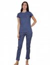 Dollar Missy Women's Combed Cotton T-Shirt Pyjama Night Suit...
