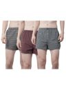 Dollar Pack of 3 Cotton Checkered Men Boxer...
