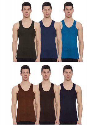 Dollar Pack of 7 Lehar Mens Assorted Vest