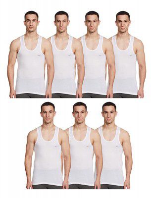 Dollar Pack of 7 Lehar Mens White Vest
