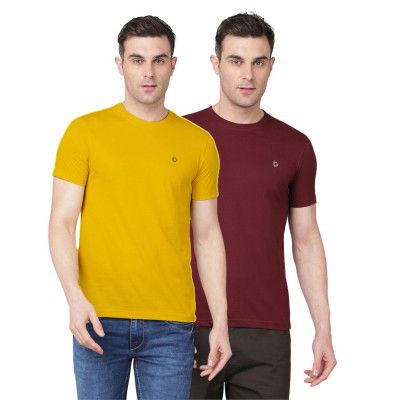 Dollar Super Combed Cotton Mens Assorted ( Pack of 2 )