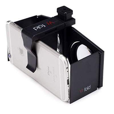 DOMO Vr3 Vr Fold 3D Video Headset & Universal Virtual Reality 3D For Smart Phones Upto 6.5 Screen - Inspired By